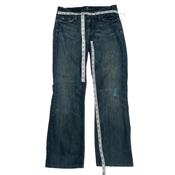 7 For All Mankind High Waist Boot Cut Jeans Size 26 Women’s - Picture 5 of 6